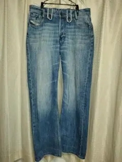 【DIESEL】00s ダメージワイドデニム