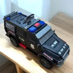 SWAT FL-122 ビークル ミニカー 黒 警察車両 ブラック