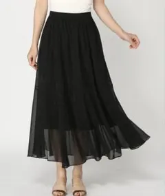 【最終値下げ】 JEANASIS アートラメキリカエフレアスカート