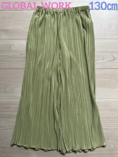 GLOBAL WORK＊プリーツパンツ 130㎝ グリーン