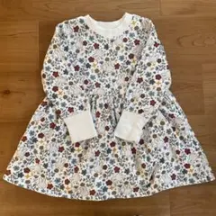 next ミッフィー×花柄 長袖裏起毛ワンピース 104cm