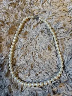 ホワイトパール ビーズネックレス