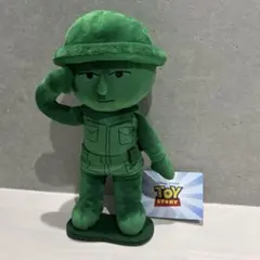 トイストーリー グリーンアーミーメン ぬいぐるみ 新品未使用 タグ付き