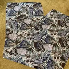 孔雀 羽 薄手 ストール グリーン