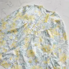 未使用【昭和レトロ】 レナウン ヴィンテージ 日本製 花柄 チュニック