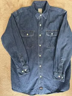 dickies デニムシャツ l
