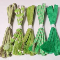 つ*み様 (1815)帯締め 5点 まとめ売り 帯紐 着物 和装 小物