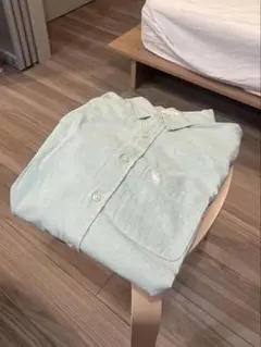 Abercrombie & Fitch 長袖シャツ S ライトグリーン