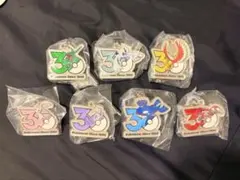 ポケモン 30周年 メタルチャームマスコット 全7種 フルコンプ