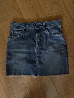 ダークデニム ミニスカート y2k