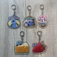パペットスンスン サンキューマート アクリルキーホルダー コンプリートセット