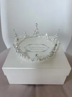 ラブティアラ ステラクラウン シルバー ブライダル ティアラ 前撮り 結婚式