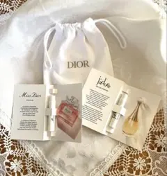 DIORディオール　ミスディオール、ジャドール、ノベルティコットンポーチ