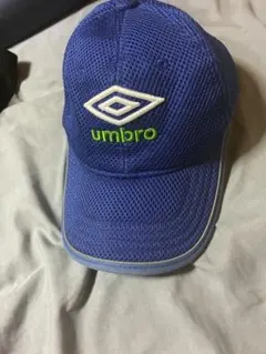 アンブロ メッシュキャップ 子供用 キッズ 帽子 ブルー 青 サッカー