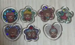 モンチッチおはじきシール7個　おすそ分け