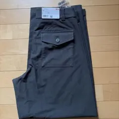UNIQLO ジャージーバレルレッグパンツ ダークグリーン L