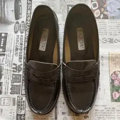 HARUTA 黒 ローファー 23cm