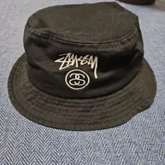 STUSSY バケットハット ブラック S/M