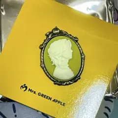 Mrs. GREEN APPLE バベルの塔　カメオ風ピンバッジ　藤澤涼架②