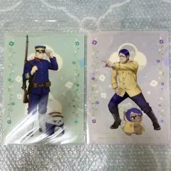 どうぶつフォーゼ　クリアファイル　月島軍曹　鯉登少尉　ゴールデンカムイ