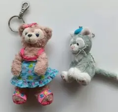 ハワイシェリーメイ&ジェラトーニ　ぬいぐるみキーホルダー
