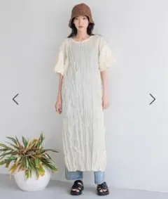 LOWRYS FARM 2WAYシワカコウワンピース