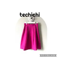 未使用タグ付　Techichi フレアスカート ピンクのサムネイル