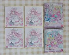 ★1366 キュアプリズム　プリキュア色紙ART７　描き下ろしイラスト　４枚