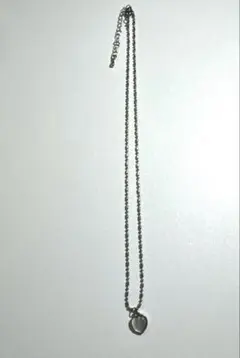 レディースアクセ ネックレス ハート シルバー 韓国ファッション ハートチャーム