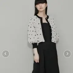ADAM ET ROPE' FEMMEドットカーディガン超美品！！　送料無料