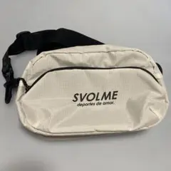 SVOLME ウエストバッグ ホワイト