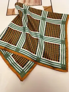 3320格子模様 スカーフ ハンカチ