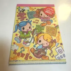 希少　平成レトロギャル　メモ帳　学園天国　当時品　クーリア　平成女児　シール付