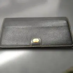 dunhill 長財布 ブラック レザー ゴールドロゴのサムネイル