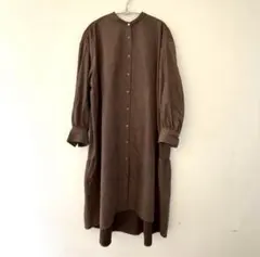 【HK WORKS LONDON】LLバックティアードシャツワンピース 秋冬