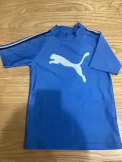 Puma ラッシュガード 青 半袖130