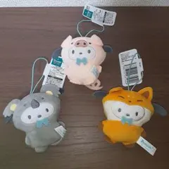 サンリオキャラクターズ　　どうぶつ着ぐるみマスコット　ポチャッコ