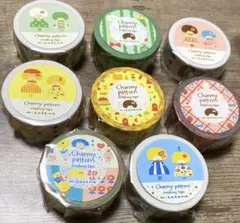新品mizutama charmy pattern マスキングテープ 8種セットのサムネイル