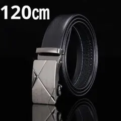 大きいサイズ メンズ レザー ベルト♪ブラック ゴルフ 本革 格子柄 ビジネス