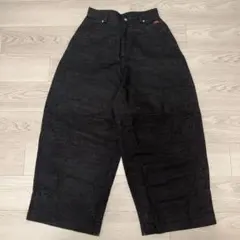 未使用 Push push パンツ黒 L バギーパンツ プッシュプッシュ PUSH PUSH PP ストライプワイドパンツ（ブラック） - ZIPPER | 60