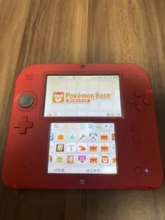 レッド ニンテンドー2DS 本体 赤色　美品