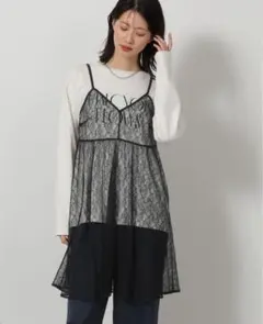 LAKORE 刺繍レースミニワンピースのサムネイル