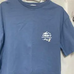 CAMP7 半袖カットソー ブルー
