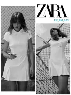 ZARA 襟付きワンピース