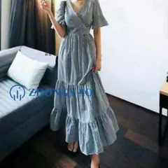 ワンピース レディース 春 夏 きれいめ ギンガムチェック