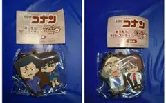 名探偵コナン　デュオコレ　ラバーストラップ　阿笠博士＆灰原哀、コナン＆小五郎