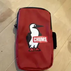 CHUMS アームポーチ レッド