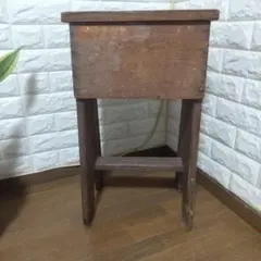 アンティーク雑貨 昭和40年代頃のイス？棚？木製台
