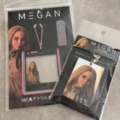 映画《MEGAN》ミーガン・アクリルキーホルダー2点まとめて