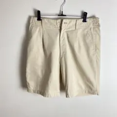 【BURBERRY GOLF】ベージュ ショートパンツ ストレートカット